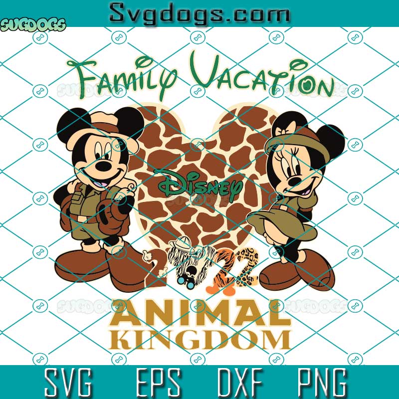 Animal Kingdom Svg, Magical Kingdom Svg, Family Vacation Svg, Family Trip Svg