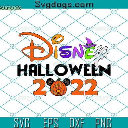 Disneyland Halloween 2022 SVG, Mickey Halloween SVG, Witch SVG