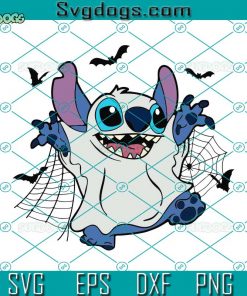 Stitch Ghost Costume SVG, Trick Or Treat SVG, Spooky Vibes SVG