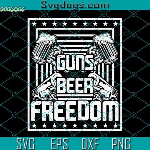 Gun Beer Freedom Svg, Beer Svg, Drink Svg