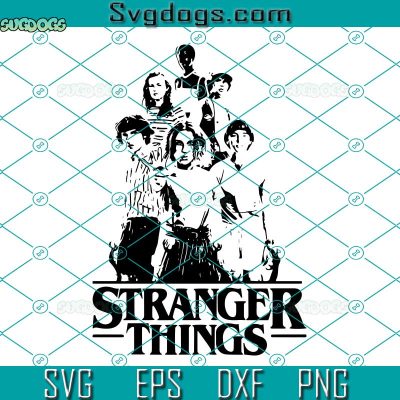 Stranger Things Characters Lovers Gift Svg, Stranger Things Svg ...