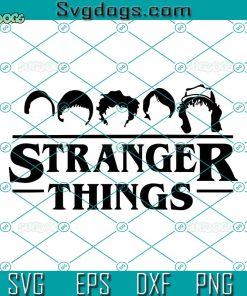 Stranger Things Characters Head Friendship Svg, Stranger Things Svg, Stranger Things Movie Svg