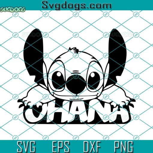 Disney Ohana Lilo And Stitch Svg, Lilo And Stitch Lovers Svg, Lilo Svg, Ohana Svg, Funny Stitch Svg