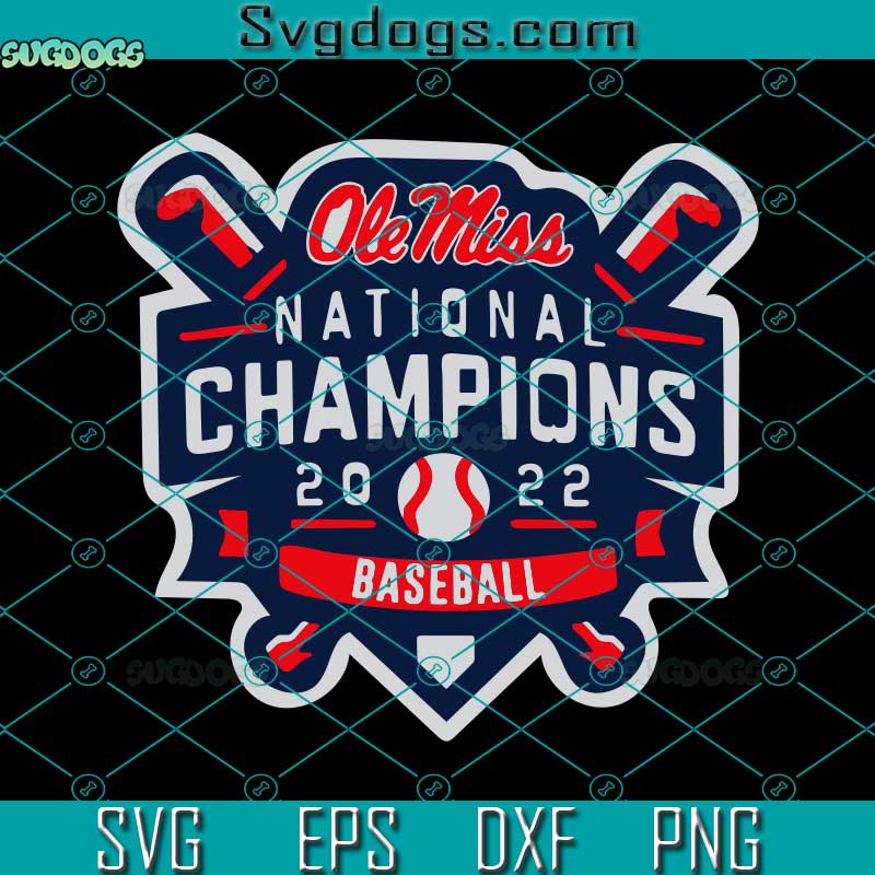 Ole Miss National Championship Baseball Svg, Baseball Svg, Sport Svg