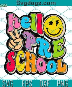 Hello Preschool Svg, Preschool Crew Svg, Preschool Squad Svg, Cute Preschool Svg