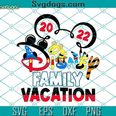 Family Vacation 2022 Svg, Mickey-Minnie Head Svg, Magical Kingdom Svg ...