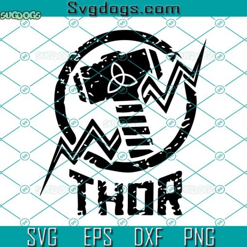 Mjolnir Thor Svg, Thor Hammer Svg, Thor Superhero Svg