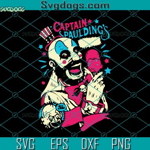 Captain Spaulding Svg, Horror Film Halloween Day Svg, Halloween Svg