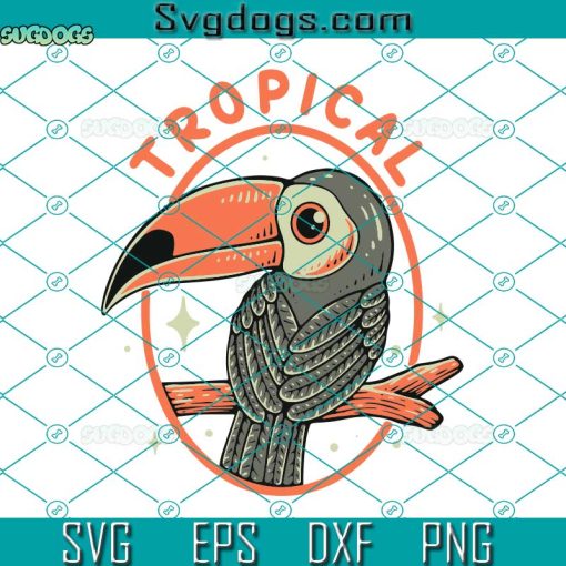 Tropical Svg, Flamingo Svg, Bird Svg