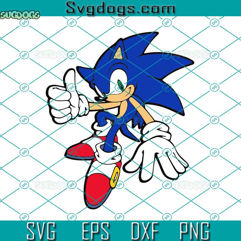 Sonic Svg, Sonic the Hedgehog Svg, Cute Hedgehog Characters Svg - SVG ...