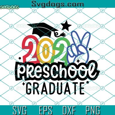 Preschool Graduation Svg, 2022 Graduation Gifts For Boys And Girls Svg ...