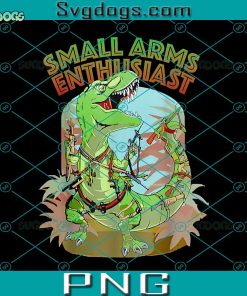Small Arms Enthusiast PNG, T-rex Dinosaur Gun PNG