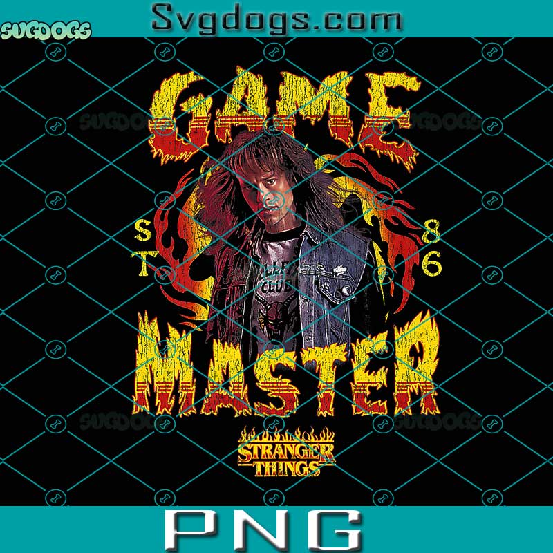 Stranger Things 4 Eddie Munson Game Master 86 Premium PNG, Eddie Munson Game Master PNG