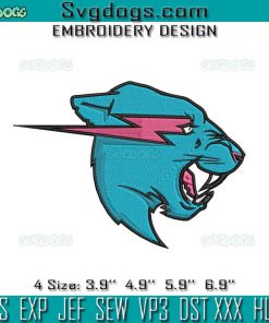 Mr Beast Logo Embroidery Design File