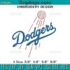 Los Angeles Angels Logo Embroidery Design File, Los Angeles Embroidery Design File