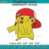 Snorlax Pokemon Embroidery Design File