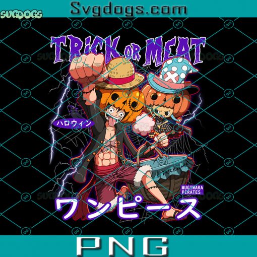 Halloween One Piece Mugiwara Pirate Trick Or Meat Color PNG, Halloween One Piece PNG, Mugiwara Pirate PNG