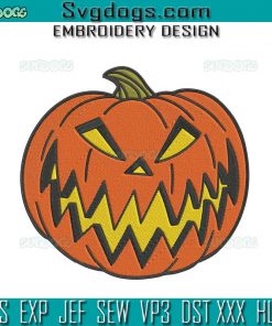 Halloween Pumpkin Embroidery Design File, Pumpkin Embroidery Design File