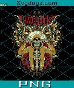 Hardrock Music Skulls PNG, Hardrock Skeleton PNG, Skeleton Music PNG