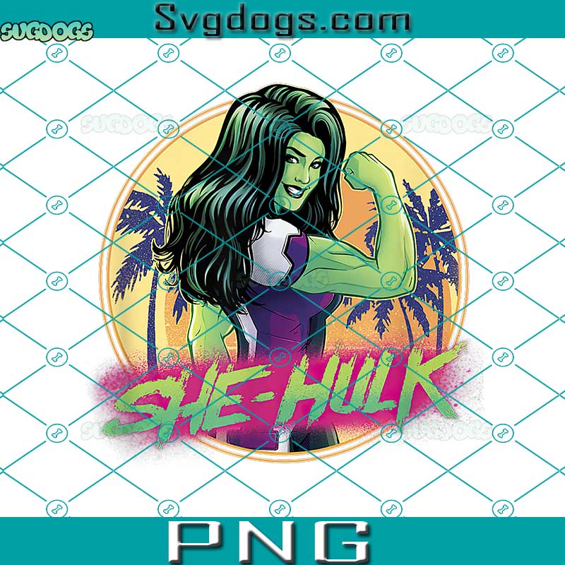 Marvel She Hulk PNG, Attorney At Law Tropical Beach Flex PNG