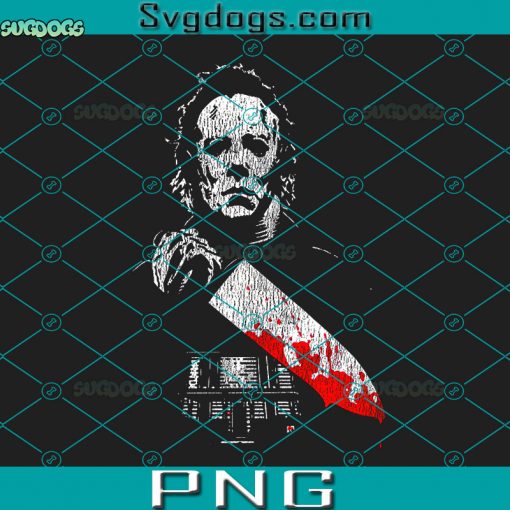 Michael Myers Vintage PNG, Halloween PNG
