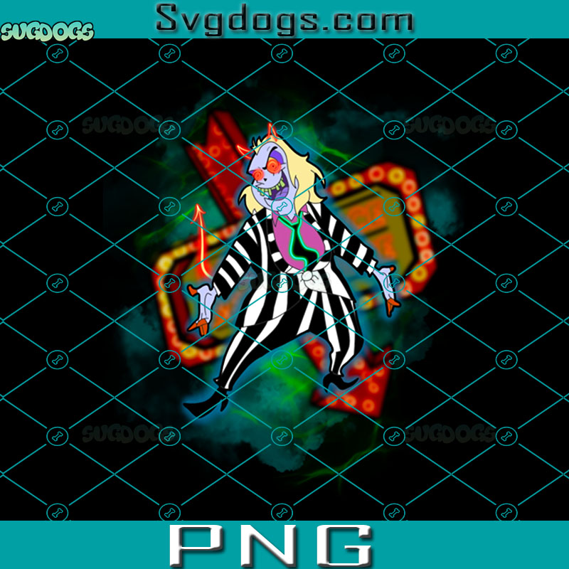 Neon BeetleJuice Animated Version PNG, BeetleJuice PNG