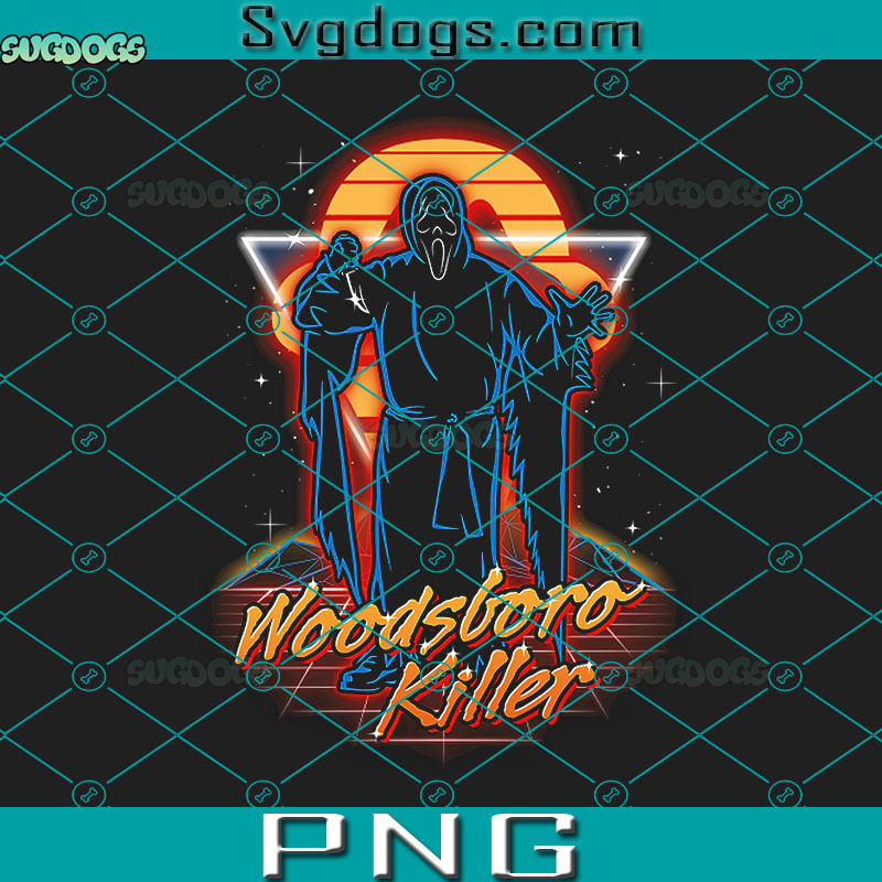 Retro Woodsboro Killer PNG, Scream Face PNG