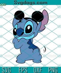 Stitch Dancing Hat Mouse SVG, Stitch Dancing SVG, Stitch SVG