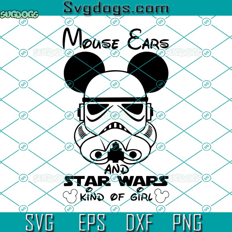 Mickey Mouse Ears Kind Of Girl SVG, Cartoon SVG, Disney SVG