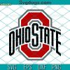 Ohio State Buckeyes Football Red Officially Licensed SVG, Ohio State Football SVG, Ohio State SVG