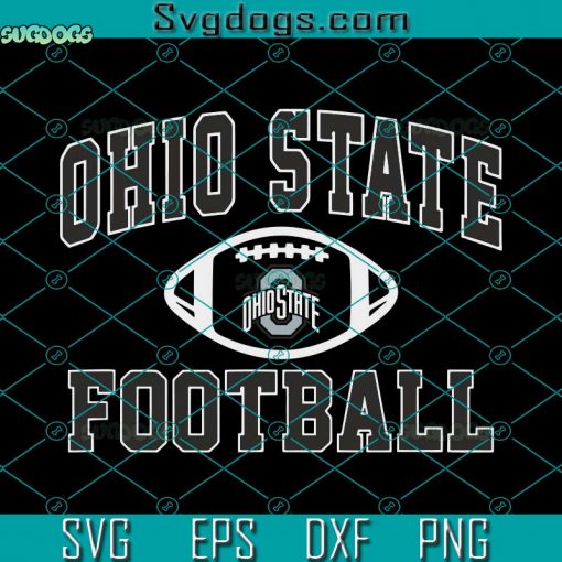 Ohio State Buckeyes Football Red Officially Licensed SVG, Ohio State Football SVG, Ohio State SVG