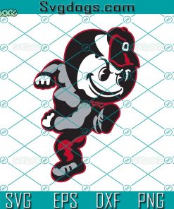 Ohio State Buckeyes Vintage Brutus Officially Licensed SVG, Ohio State SVG