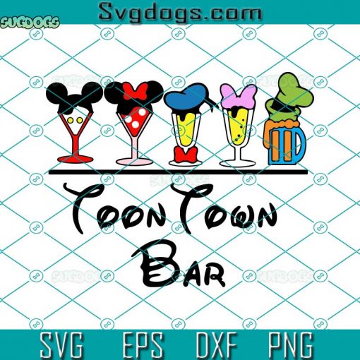 Toon Town Bar Drinking SVG, Beer SVG, Alcohol SVG