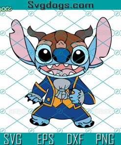 Stitch Beast SVG, Beauty And The Beast SVG, Prince Beast SVG