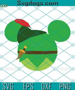 Peter Pan Ears Mouse SVG, Peter Pan Ears SVG, Peter Pan SVG