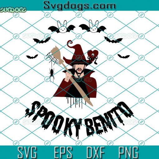 Bad Bunny Spooky Bento SVG, Bad Bunny Halloween SVG, Spooky Bento SVG