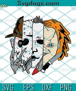 Freddy Jason Chucky SVG, Halloween SVG, Halloween Friend SVG