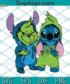 Grinch And Stitch Costume SVG, Halloween SVG, Grinch And Stitch SVG