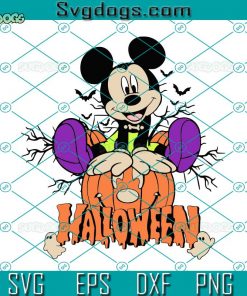 Mickey Halloween SVG, Halloween SVG, Mickey Pumpkins SVG