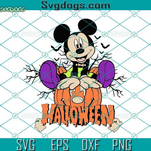 Mickey Halloween SVG, Halloween SVG, Mickey Pumpkins SVG