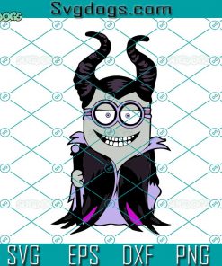 Minion Maleficent Cosplay SVG, Halloween SVG, Minion SVG