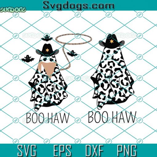 Boo Haw SVG, Ghost Boo Haw SVG, Ghost SVG