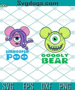 Schmoopsie Poo SVG, Celia  Googly Bear SVG, Mike Monsters University SVG, Mickey's Not So Scary Halloween Party SVG