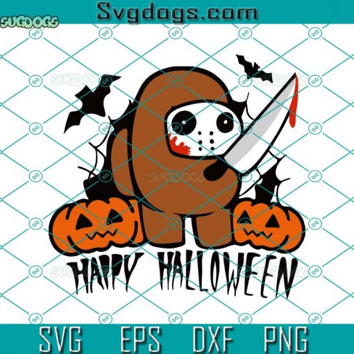 Among Us Jason SVG, Among Us Halloween SVG, Game SVG, Halloween SVG