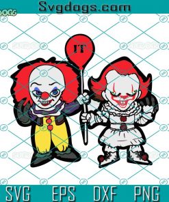 Pennywise And Clown SVG, Movie Characters SVG, Halloween SVG
