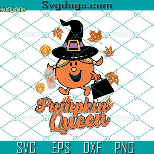 Pumpkin Queen SVG, Halloween SVG, Fall SVG, Little Miss SVG