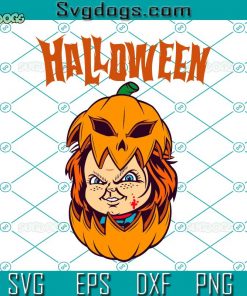 Chucky Halloween Pumpkin SVG, Chucky BN SVG, Halloween SVG