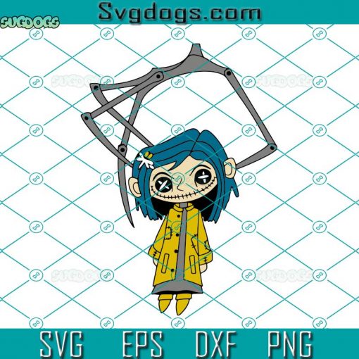 Coraline SVG, Coraline Button Eyes SVG, Disney SVG