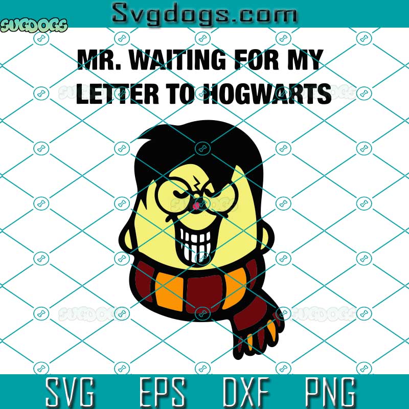 Mr Men Hogwarts Baby Harry Potter Sticker SVG, Mr Waiting For Letter To Hogwarts SVG, Harry Potter SVG