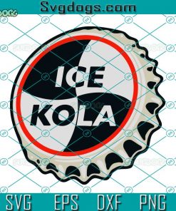 Ice Kola Soda Bottlecap SVG, Soda Bottlecap SVG